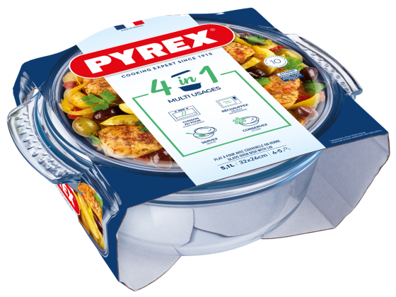 Кастрюля с крышкой Pyrex, 5.1 л (7092312) Киев