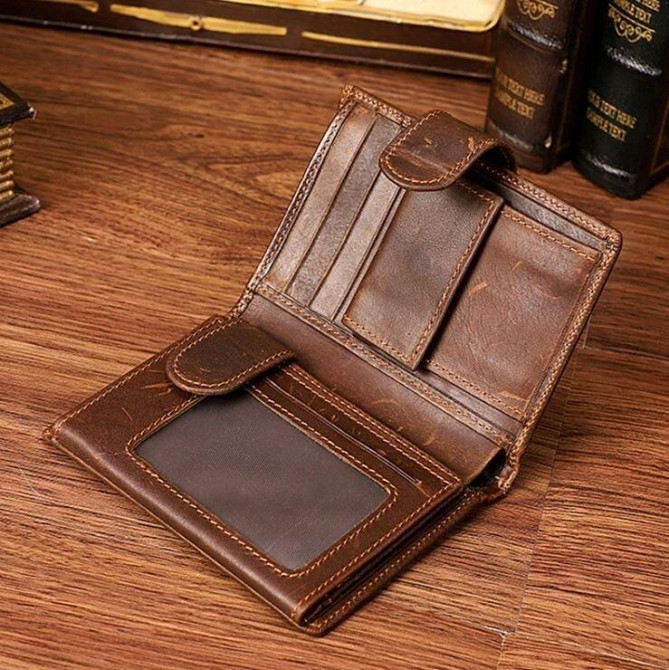 Гаманець універсальний Коричневий (Vintage) Київ - фото 3