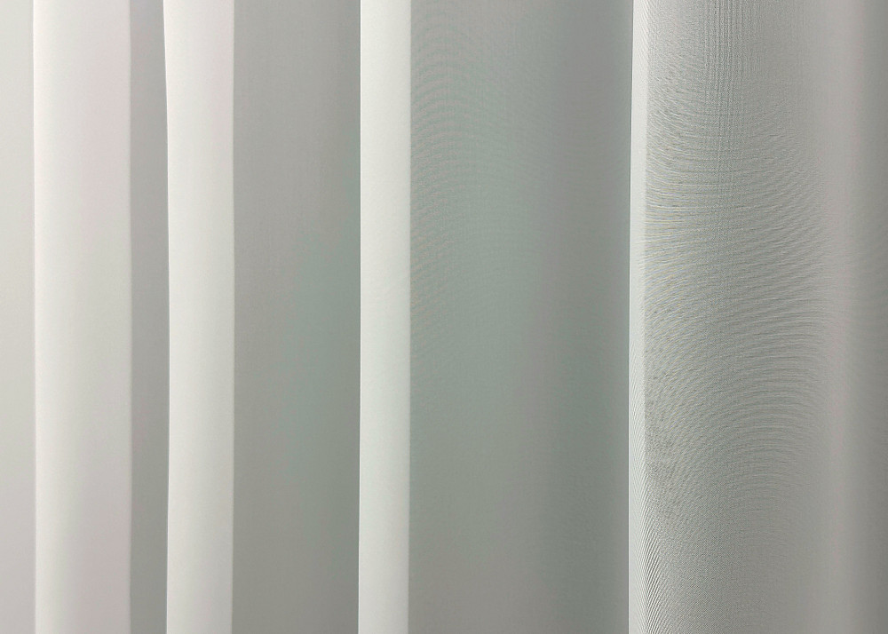 Тюль (500х225см) Вуаль шифон однотонный кремовый 1831т (99-013) Киев - изображение 5