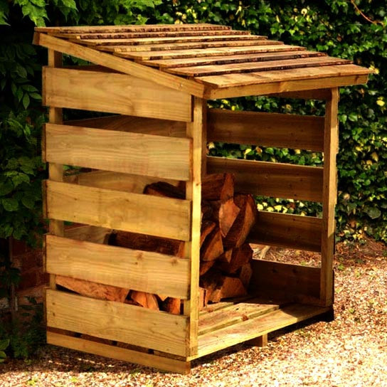 Дровница деревянная 