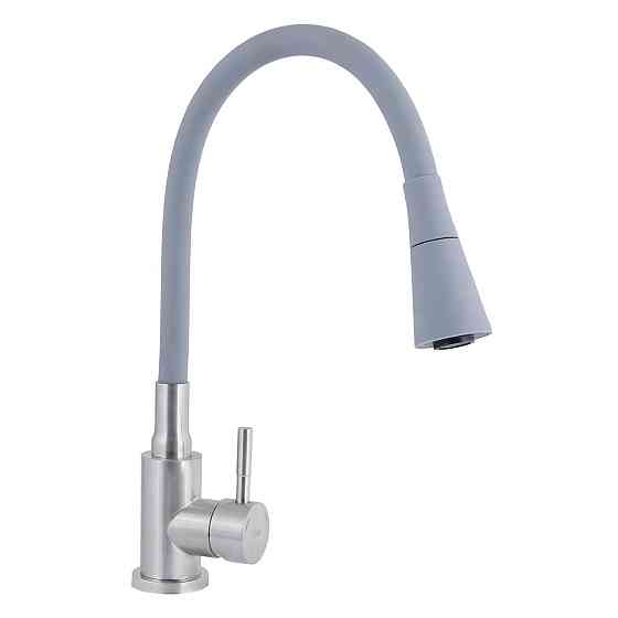 Смеситель для кухни Lidz Aria 015F31 с гибким изливом (k35) LDARI015F31GNK31871 GNK Киев