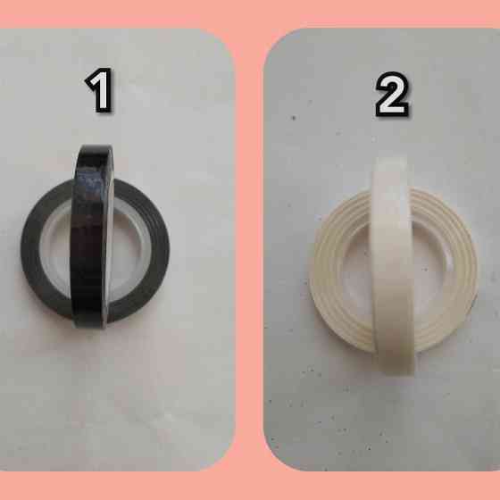 Стрічка для дизайну нігтів (зигзаг) у рулоні 6 mm. (різні кольори) Київ