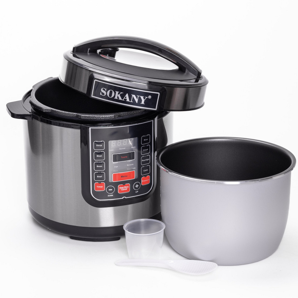 Мультиварка электрическая Sokany с чашей на 7 л и антипригарным покрытием SK-07053 Киев - изображение 5