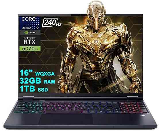 Acer Predator Helios Neo 16S 275HX RTX5070TI 32gb OLED. Харьков