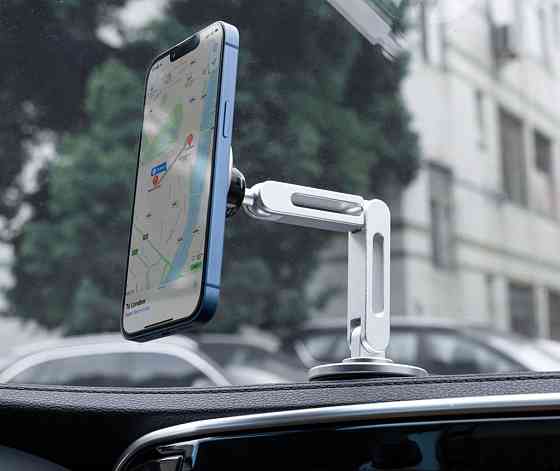 Автотримач XO C148 Universal Magnetic metal 360° rotating Holder Silver (7109739) Киев