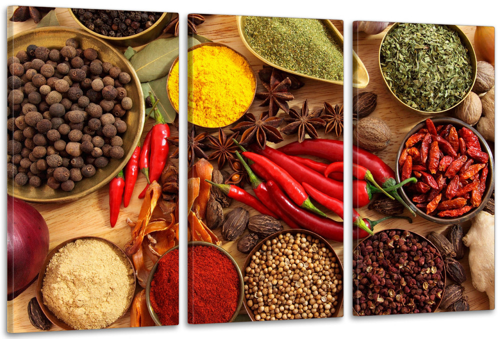 Модульна картина у вітальню/ спальню     Перець       ART-077_3A 70х130 см Київ - фото 1