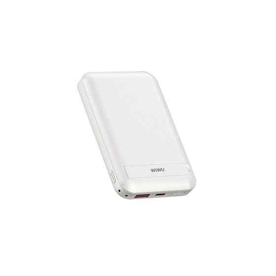 Павербанк 10000 mAh WIWU SC1000 магнитная беспроводная зарядка белый power bank повербанк Одесса