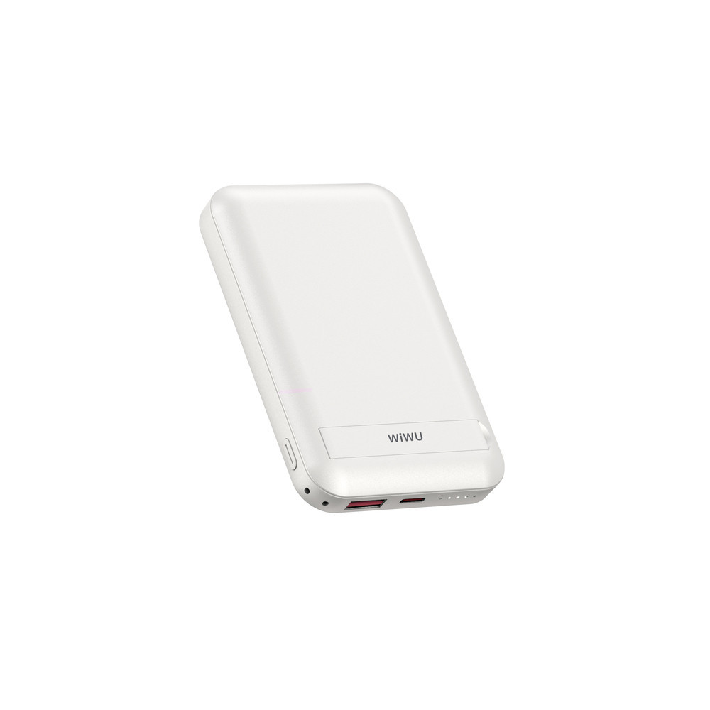 Павербанк 10000 mAh WIWU SC1000 магнитная беспроводная зарядка белый power bank повербанк Одесса - изображение 3