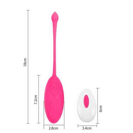 Віброяйце зі щетинками USB - Рожевий - Вібратори Вінниця