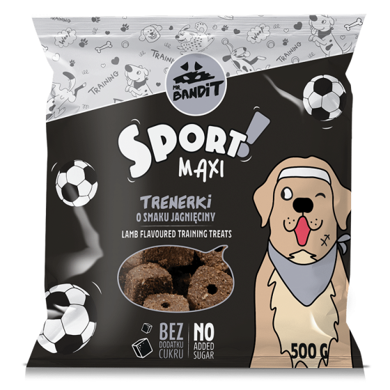 Тренувальні ласощі для собак Містер Бандіт Mr.Bandit Спорт Максі ласощі зі смаком ягня для собак, 500 г Вінниця