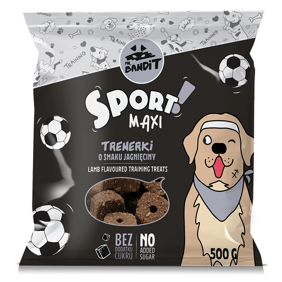 Тренувальні ласощі для собак Містер Бандіт Mr.Bandit Спорт Максі ласощі зі смаком ягня для собак, 500 г Вінниця - фото 1