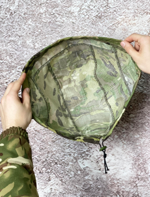 Чохол на шолом маскувальний мультикам Кавер чохол на каску шолом маскувальний тактичний Дніпро - фото 4