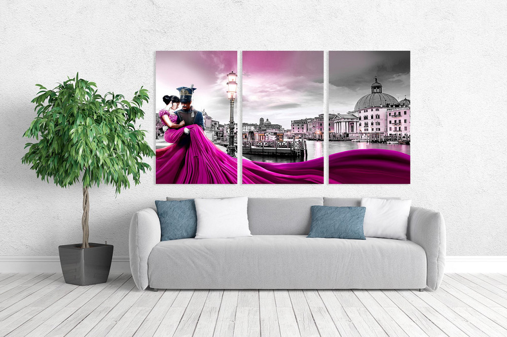 Модульная картина в гостиную / спальню  Кохання    ART-228_3A 70х130 см Киев - изображение 2