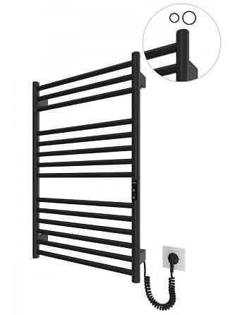 Електрична рушникосушка HF Greenwich 770х530 TR K чорна матова Київ