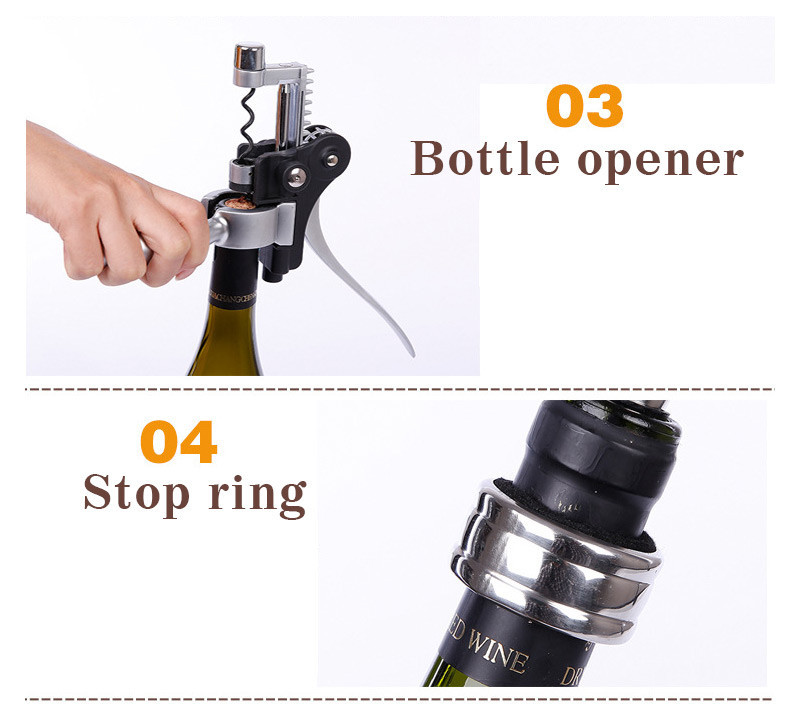 Винный набор из 10 !!! предметов, набор для вина в подарочном кейсе из экокожи Кременчуг - изображение 6