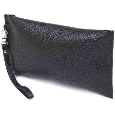 Косметичка Shvigel Кожаная тревел Черная (16416) Винница