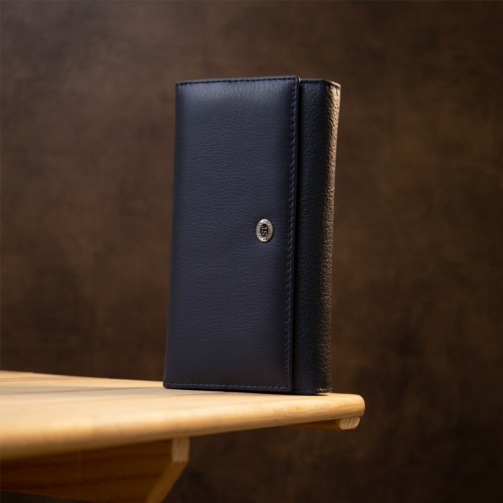 Женский кошелек ST Leather 19387 Темно-синий Киев - изображение 9