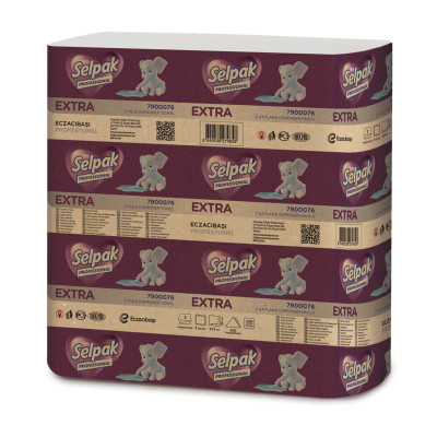 Паперові рушники Selpak Professional Extra Z-складання 2 шари 200 аркушів (8690530279858) Вінниця - фото 1