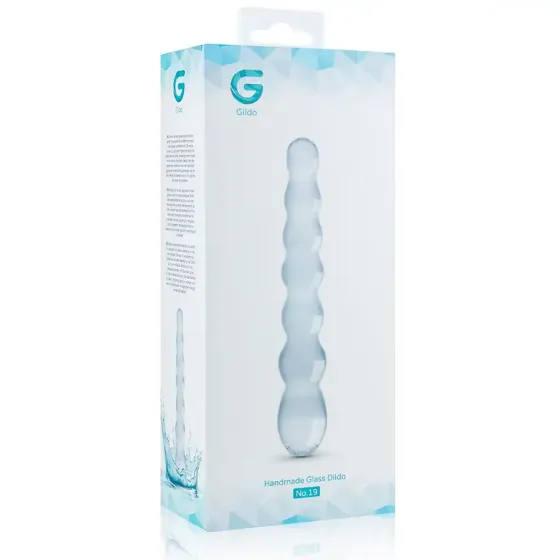 Скляний дилдо у вигляді намистин Gildo Glass Dildo No. 19 Львів