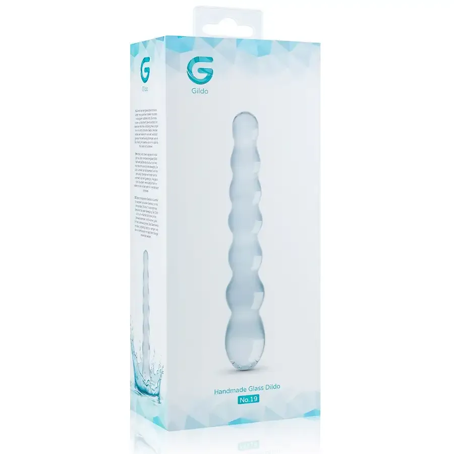 Скляний дилдо у вигляді намистин Gildo Glass Dildo No. 19 Львів - фото 5