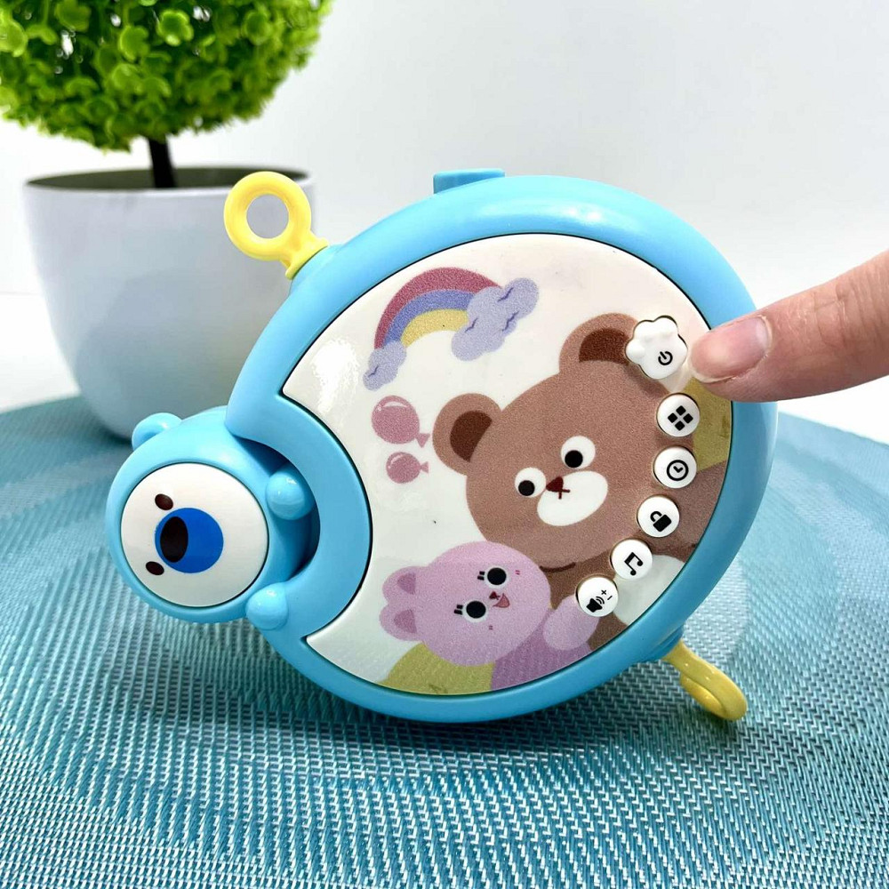 Мобіль для ліжечка зі звуковими ефектами та проектором Блакитний (368-10) Чернігів - фото 9