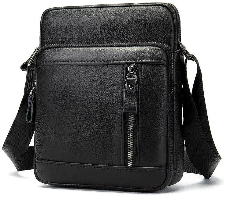 Сумка чоловіча Vintage 14701 Чорна Київ - фото 8