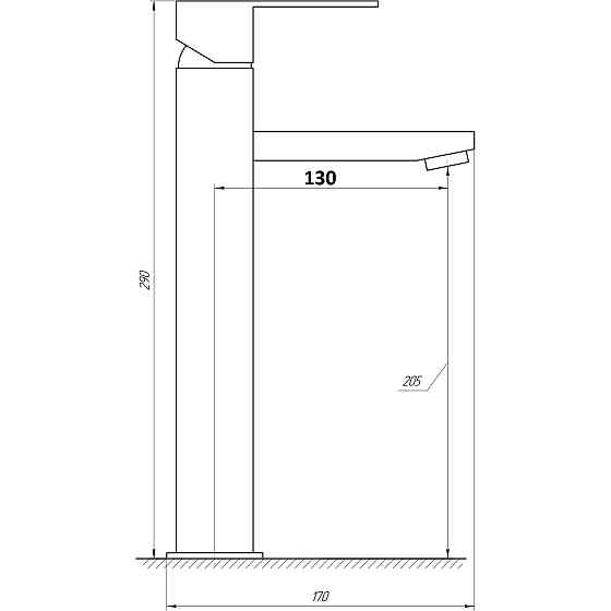 Змішувач для умивальника Globus Lux SICILIA SBQ-201 Киев