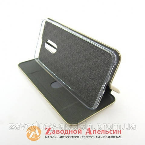 Чохол книжка Xiaomi Redmi 5 Aspor Case gold Одеса - фото 3
