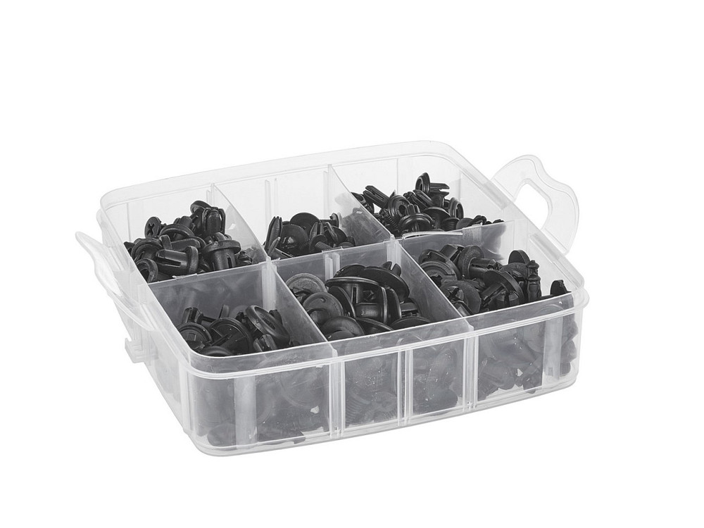 РемНабір автомобільних кліпс із знімачами "GeKo" комплект: 655 деталей - 16розмірів кліс+10стяжок+20подушечок Киев - изображение 8