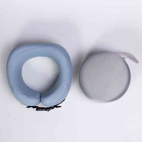 Yiwu Подушка для шиї U-подібна з кейсом для зберігання блакитний HP-56-21 Коломия