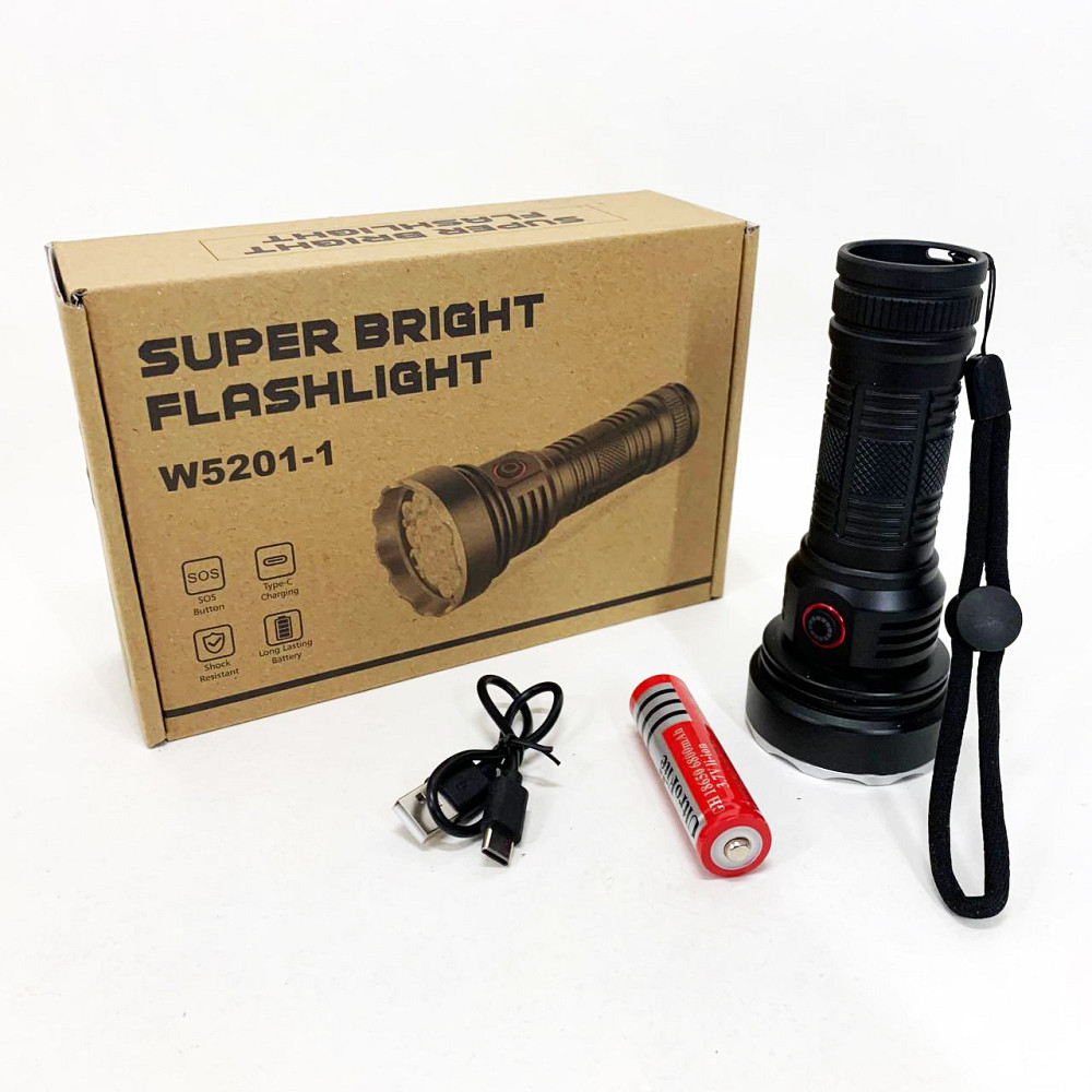 Ліхтарик світлодіодний ручний акумуляторний портативний, Військовий армійський ліхтар нашоломний TH-61 Івано-Франківськ - фото 6