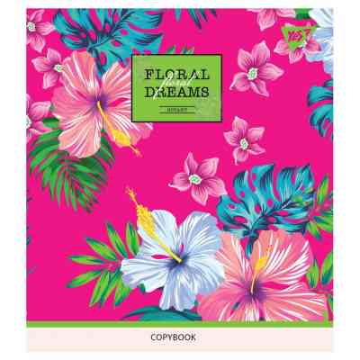 Зошит Yes А5 Tropical Paradise 18 аркушів лінія 5 дизайнів (765219) Вінниця