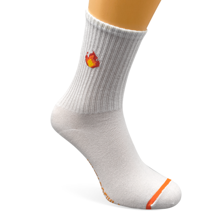 Шкарпетки Демісезонні вогник та смайл SMILEY Високі Білий 38-40 Суми - фото 4