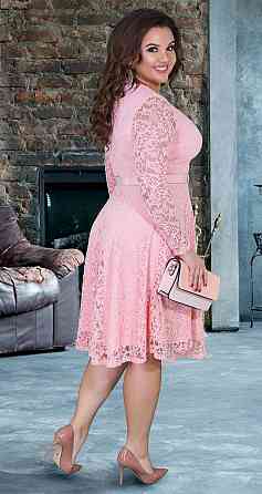 Гипюровое платье с ремешком большого размера (48) Киев