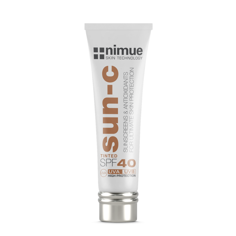 Солнцезащитный крем с тонирующим эффектом Sun-C SPF 40, тёмный Nimue, 60 мл Днепр - изображение 1