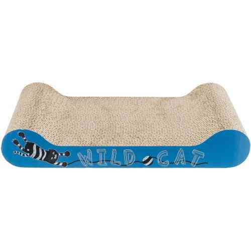 Царапка Trixie для кошек с кошачьей мятой картонная синяя 41х7х24 см Киев