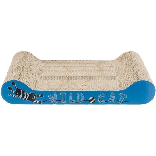 Царапка Trixie для кошек с кошачьей мятой картонная синяя 41х7х24 см Киев - изображение 3