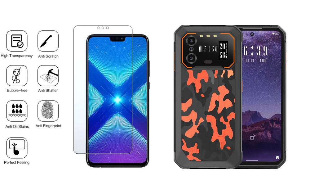 Захисне скло NeoGlass для Oukitel IIIF150 B1, IIIF150 B1 Pro – надпрозоре та стійке Київ - фото 4