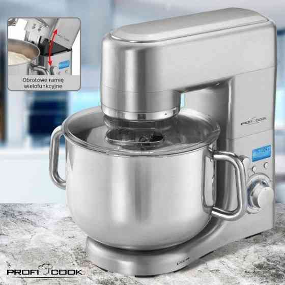 Кухонний тістомісильник на 10 л з 3 насадками Profi Cook PC-KM (1096) 1500 Вт Нововолинськ