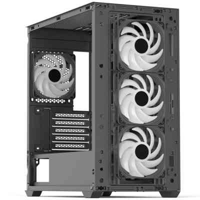 Корпус AeroCool D301A-G-BK-v2 Black (ACCS-DS03043.11) Вінниця