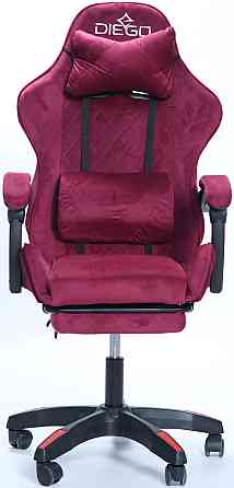 Крісло геймерське DIEGO ALCANTARA PRO Cherry Київ