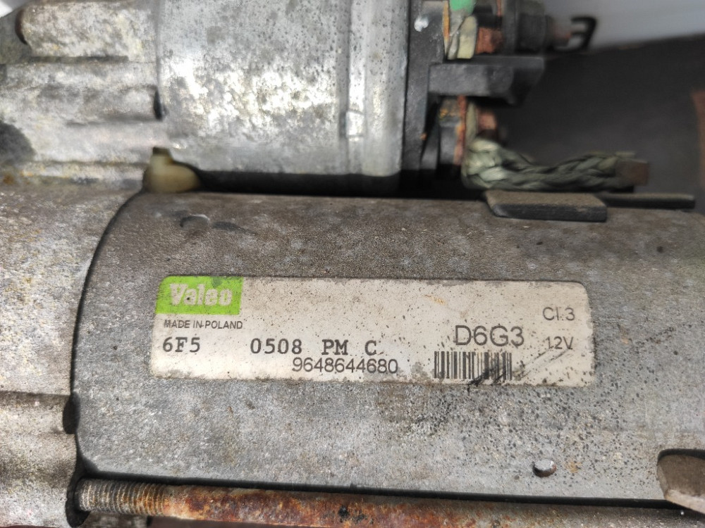 Стартер Citroen C4 Picasso 1.6 бензин 2004-2010 (9648644680) Ковель - фото 3