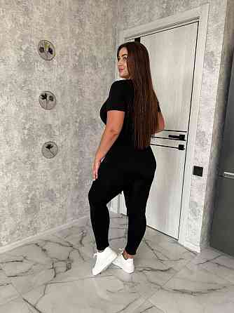 Жіночі безшовні термо лосини на високій посадці 7XL-11XL Одеса