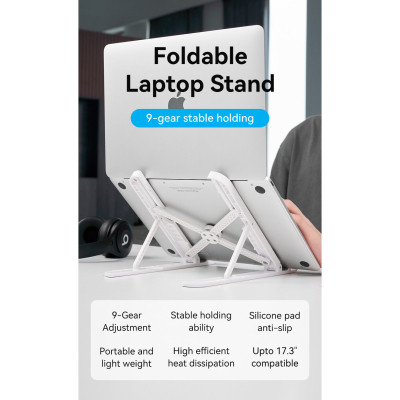 Підставка до ноутбука Vention Laptop X-type Stand White ABS 83-170мм (KDNW0) Вінниця - фото 9