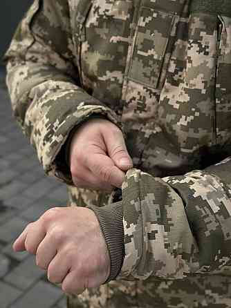 Військовий зимовий теплий чоловічий бушлат піксель ММ-14, армійська чоловіча куртка бушлат піксель до -30 Львів