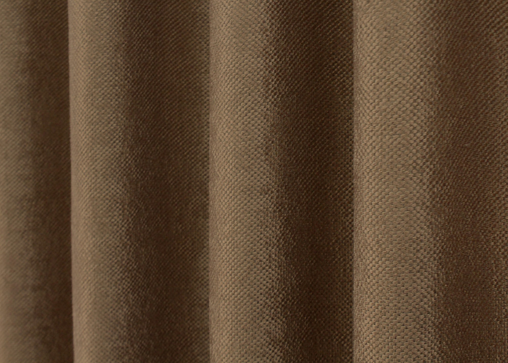 Комплект готовых штор VR-Textil Лен рогожка № 1426ш Светло-коричневый 150х270 см 2 шт (33-0285) Киев - изображение 7