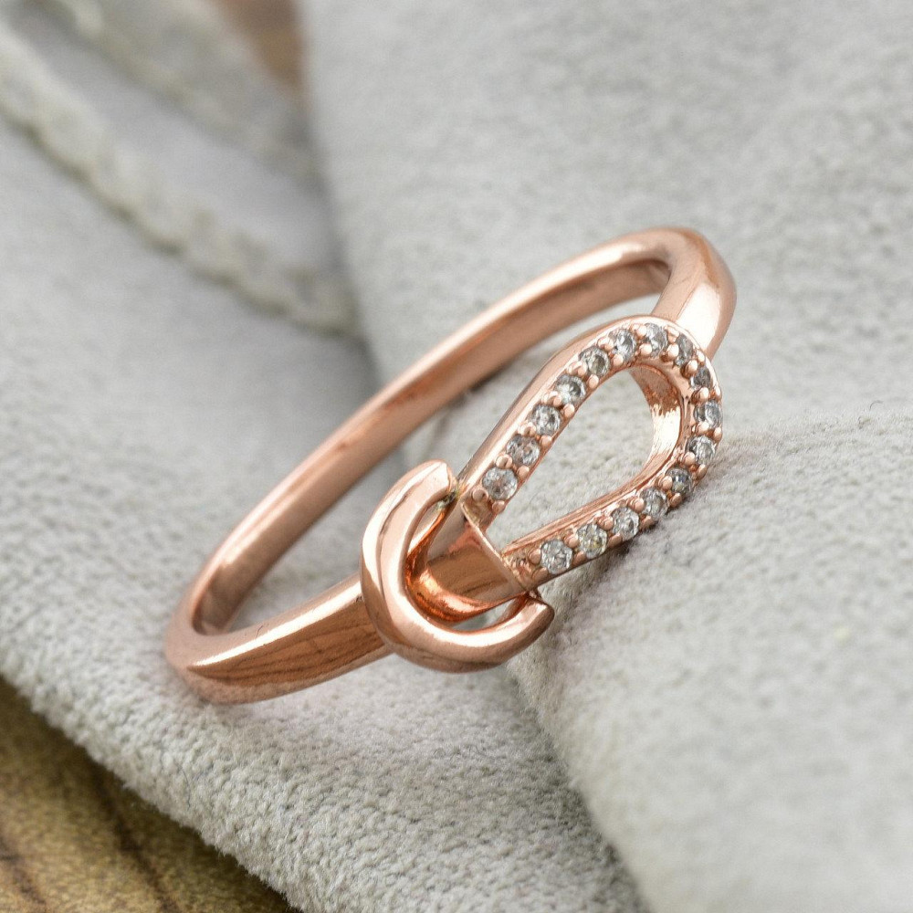 Кільце куб. цирконій Xuping позолота РВ, 18 розмір (ширина 5мм, вага 2.0 г) Київ - фото 1