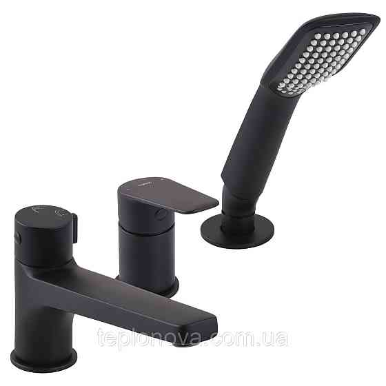 Смеситель для ванны TOPAZ CAPRI TCA-15111-H43-BL встроенный, 3 выхода.картридж D35 (комплект),ЧЕРНЫЙ Черновцы