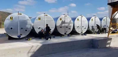 Битумный резервуар 5-100 м3, электрическое / тепловое масло, Bafalt, Турция Киев