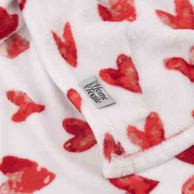 Плед Ardesto Flannel 160х200см, 100% поліестер, сердечка (ART0125PB) Вінниця